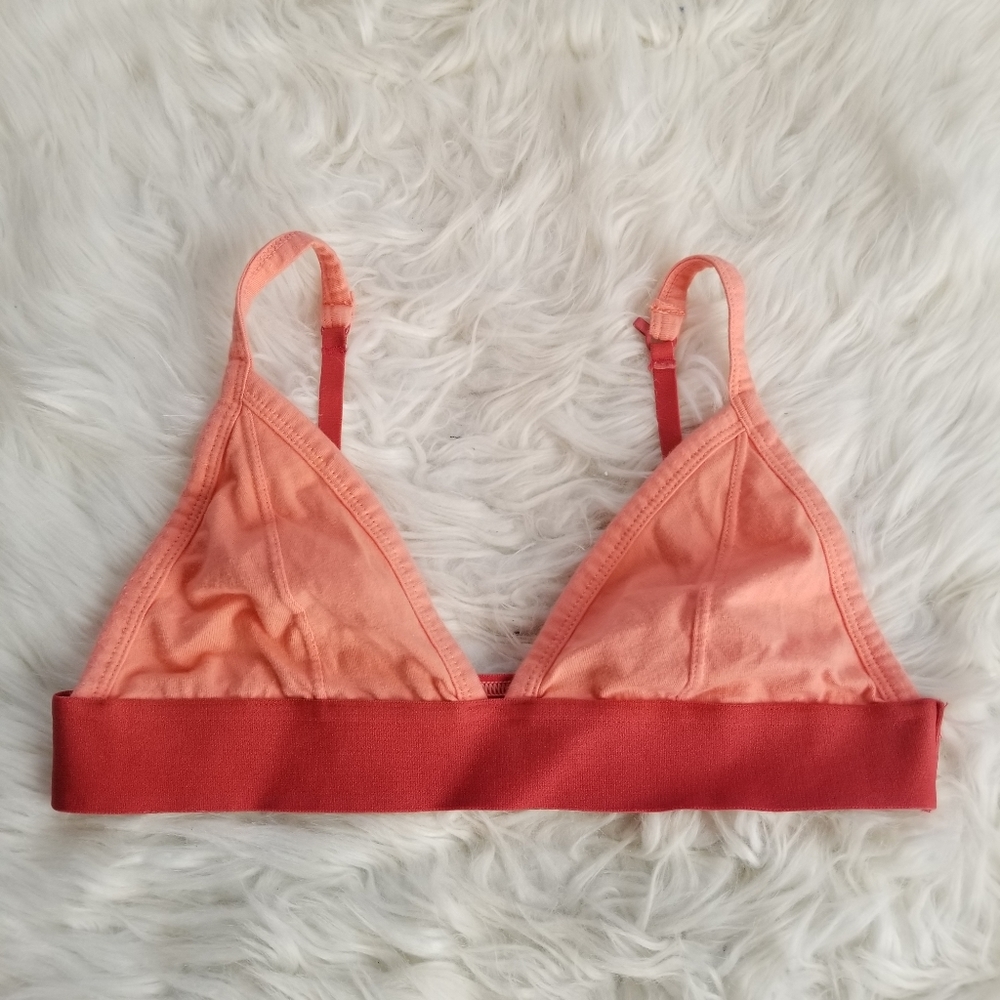 UO Out From Under Orange Bralette